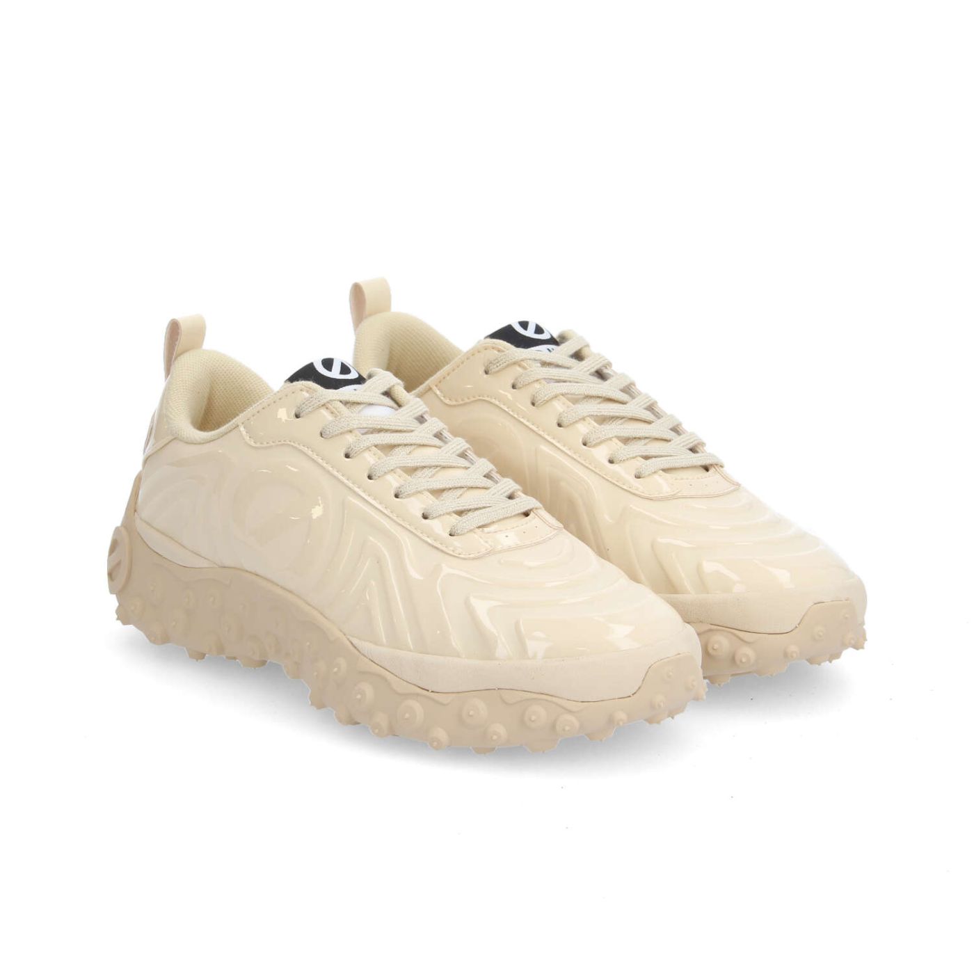 ONDA LACES W - SOFT/PATENT - BEIGE